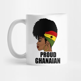 Ghana Flag, Proud Ghanaian Woman, Love Ghana, West Africa Mug
